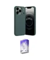 ieg™ iPhone 17 Pro Kılıf Doruk Klasik Özel Seri - Siyah Bilvis 5in1 3D Magic Cam Ekran Koruyucu