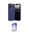 ieg™ iPhone 17 Pro Kılıf Doruk Klasik Özel Seri - Siyah Bilvis 5in1 3D Magic Cam Ekran Koruyucu