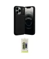 ieg™ iPhone 17 Pro Kılıf Doruk Klasik Özel Seri - Siyah Joko Magic 5D Hayalet Cam