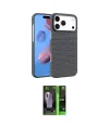 ieg™ iPhone 17 Pro Kılıf Doruk Serisi - Şeffaf 360 Full Body Arka Koruyucu