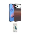 ieg™ iPhone 17 Pro Kılıf Doruk Serisi - Şeffaf Pasifik Cam Ekran Koruyucu