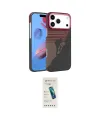 ieg™ iPhone 17 Pro Kılıf Doruk Serisi - Şeffaf Pasifik Cam Ekran Koruyucu