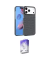 ieg™ iPhone 17 Pro Kılıf Doruk Serisi - Siyah Bilvis 5in1 3D Magic Cam Ekran Koruyucu