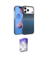 ieg™ iPhone 17 Pro Kılıf Doruk Serisi - Siyah Bilvis 5in1 3D Magic Cam Ekran Koruyucu