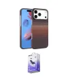 ieg™ iPhone 17 Pro Kılıf Doruk Serisi - Siyah Bilvis 5in1 5D Magic Hayalet Cam Ekran Koruyucu