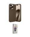 ieg™ iPhone 17 Pro Kılıf Eksen Form Prime - Siyah Bilvis 3D Cam Ekran Koruyucu