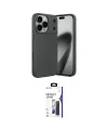 ieg™ iPhone 17 Pro Kılıf Eksen Form Prime - Siyah Bilvis 3X AR Hayalet Cam Ekran Koruyucu
