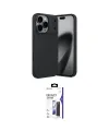 ieg™ iPhone 17 Pro Kılıf Eksen Form Prime - Siyah Bilvis 3X AR Hayalet Cam Ekran Koruyucu