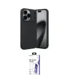 ieg™ iPhone 17 Pro Kılıf Eksen Form Prime - Siyah Bilvis 3X AR HD Cam Ekran Koruyucu
