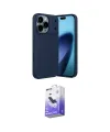 ieg™ iPhone 17 Pro Kılıf Eksen Form Prime - Siyah Bilvis 5in1 5D Magic Hayalet Cam Ekran Koruyucu