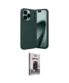 ieg™ iPhone 17 Pro Kılıf Eksen Form Prime - Siyah Bilvis Hayalet Cam Ekran Koruyucu