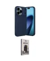 ieg™ iPhone 17 Pro Kılıf Eksen Form Prime - Siyah Bilvis Hayalet Cam Ekran Koruyucu