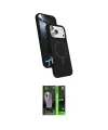 ieg™ iPhone 17 Pro Kılıf İz Işık Koleksiyonu - Siyah 360 Mat Full Body Arka Koruyucu