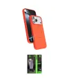 ieg™ iPhone 17 Pro Kılıf İz Işık Koleksiyonu - Siyah 360 Mat Full Body Arka Koruyucu