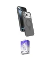ieg™ iPhone 17 Pro Kılıf İz Işık Koleksiyonu - Siyah Bilvis 5in1 3D Magic Cam Ekran Koruyucu