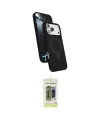 ieg™ iPhone 17 Pro Kılıf İz Işık Koleksiyonu - Siyah Joko Magic 5D Hayalet Cam