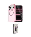 ieg™ iPhone 17 Pro Kılıf Kıvılcım Form Prime - Siyah Bilvis 3D Cam Ekran Koruyucu