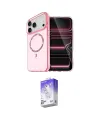 ieg™ iPhone 17 Pro Kılıf Kıvılcım Form Prime - Siyah Bilvis 5in1 3D Magic Cam Ekran Koruyucu