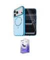 ieg™ iPhone 17 Pro Kılıf Kıvılcım Form Prime - Siyah Bilvis 5in1 5D Magic Hayalet Cam Ekran Koruyucu