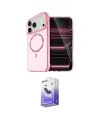 ieg™ iPhone 17 Pro Kılıf Kıvılcım Form Prime - Siyah Bilvis 5in1 5D Magic Hayalet Cam Ekran Koruyucu