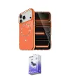 ieg™ iPhone 17 Pro Kılıf Kıvılcım Form Prime - Siyah Bilvis 5in1 5D Magic Hayalet Cam Ekran Koruyucu