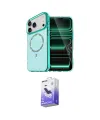 ieg™ iPhone 17 Pro Kılıf Kıvılcım Form Prime - Siyah Bilvis 5in1 5D Magic Hayalet Cam Ekran Koruyucu