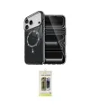 ieg™ iPhone 17 Pro Kılıf Kıvılcım Form Prime - Siyah Joko Magic 5D Hayalet Cam