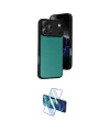 ieg™ iPhone 17 Pro Kılıf Kıvılcım Işık Serisi - Siyah 3D Antistatik Cam Ekran Koruyucu