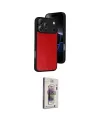 ieg™ iPhone 17 Pro Kılıf Kıvılcım Işık Serisi - Siyah Bilvis 3D Cam Ekran Koruyucu