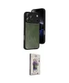 ieg™ iPhone 17 Pro Kılıf Kıvılcım Işık Serisi - Siyah Bilvis 3D Cam Ekran Koruyucu