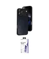 ieg™ iPhone 17 Pro Kılıf Kıvılcım Işık Serisi - Siyah Bilvis 3X AR HD Cam Ekran Koruyucu