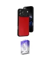 ieg™ iPhone 17 Pro Kılıf Kıvılcım Işık Serisi - Siyah Bilvis 5in1 3D Magic Cam Ekran Koruyucu