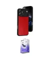 ieg™ iPhone 17 Pro Kılıf Kıvılcım Işık Serisi - Siyah Bilvis 5in1 5D Magic Hayalet Cam Ekran Koruyucu