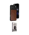 ieg™ iPhone 17 Pro Kılıf Kıvılcım Işık Serisi - Siyah Bilvis Hayalet Cam Ekran Koruyucu