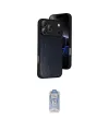 ieg™ iPhone 17 Pro Kılıf Kıvılcım Işık Serisi - Siyah Joko Magic 5D Cam