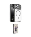 ieg™ iPhone 17 Pro Kılıf Kıvılcım Prime - Siyah Bilvis 3D Cam Ekran Koruyucu