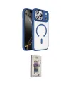 ieg™ iPhone 17 Pro Kılıf Kıvılcım Prime - Siyah Bilvis 3D Cam Ekran Koruyucu