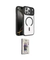 ieg™ iPhone 17 Pro Kılıf Kıvılcım Prime - Siyah Bilvis 3D Cam Ekran Koruyucu