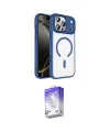 ieg™ iPhone 17 Pro Kılıf Kıvılcım Prime - Siyah Bilvis 5in1 3D Magic Cam Ekran Koruyucu