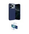 ieg™ iPhone 17 Pro Kılıf Kozmos Yansıma Özel Seri - Siyah 3D Antistatik Cam Ekran Koruyucu