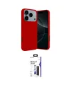 ieg™ iPhone 17 Pro Kılıf Kozmos Yansıma Özel Seri - Siyah Bilvis 3X AR Hayalet Cam Ekran Koruyucu