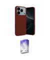 ieg™ iPhone 17 Pro Kılıf Kozmos Yansıma Özel Seri - Siyah Bilvis 5in1 3D Magic Cam Ekran Koruyucu