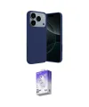 ieg™ iPhone 17 Pro Kılıf Kozmos Yansıma Özel Seri - Siyah Bilvis 5in1 3D Magic Cam Ekran Koruyucu