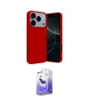 ieg™ iPhone 17 Pro Kılıf Kozmos Yansıma Özel Seri - Siyah Bilvis 5in1 5D Magic Hayalet Cam Ekran Koruyucu