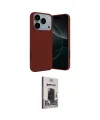 ieg™ iPhone 17 Pro Kılıf Kozmos Yansıma Özel Seri - Siyah Bilvis Hayalet Cam Ekran Koruyucu