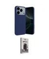 ieg™ iPhone 17 Pro Kılıf Kozmos Yansıma Özel Seri - Siyah Bilvis Hayalet Cam Ekran Koruyucu