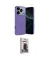 ieg™ iPhone 17 Pro Kılıf Kozmos Yansıma Özel Seri - Siyah Bilvis Hayalet Cam Ekran Koruyucu