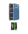 ieg™ iPhone 17 Pro Kılıf Kutup Doku Serisi - Şeffaf 360 Full Body Arka Koruyucu