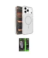 ieg™ iPhone 17 Pro Kılıf Kutup Doku Serisi - Siyah 360 Mat Full Body Arka Koruyucu