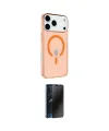 ieg™ iPhone 17 Pro Kılıf Kutup Klasik Serisi - Siyah 3D Antistatik Hayalet Cam Ekran Koruyucu